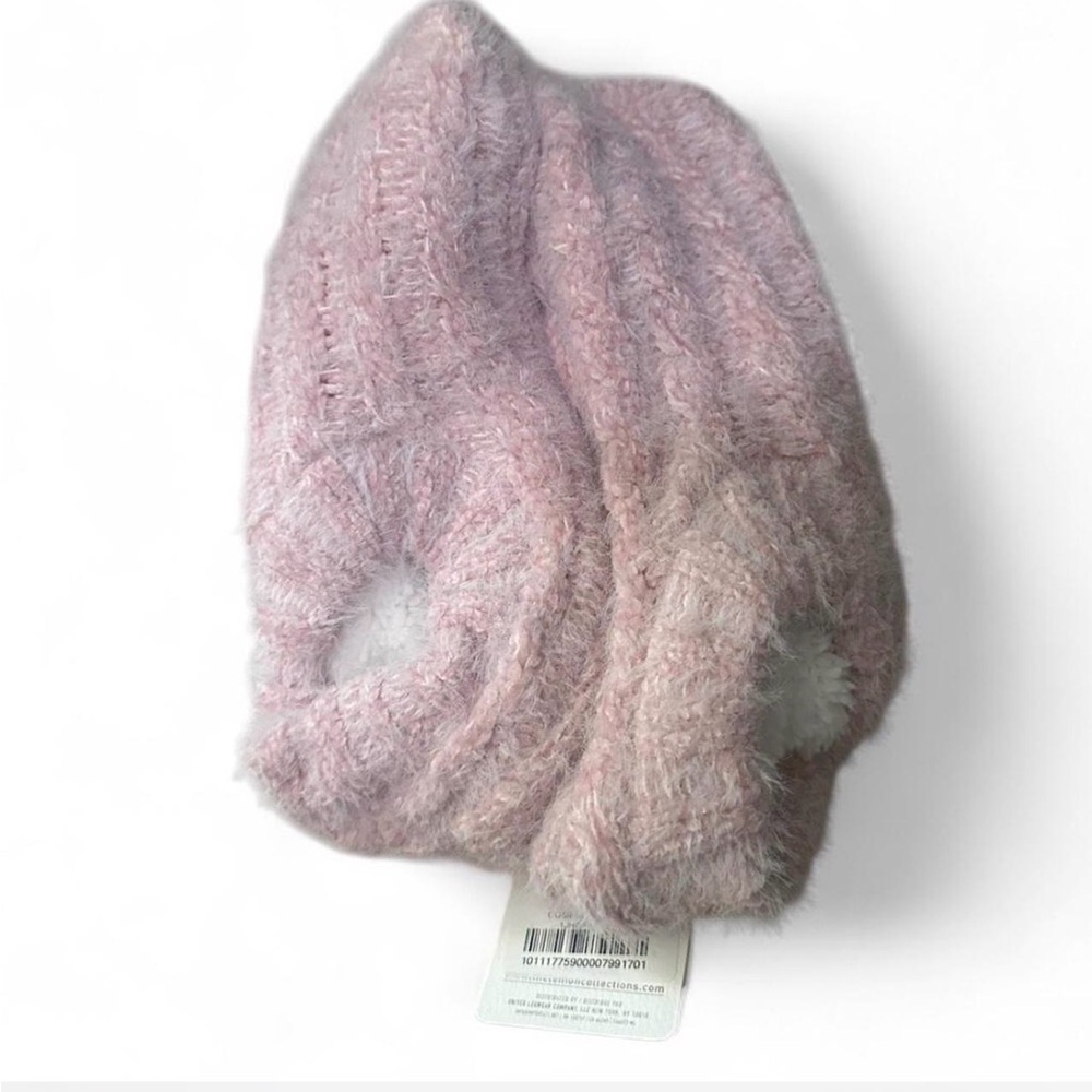 NWT Lemon Pink Fuzzy Socks
